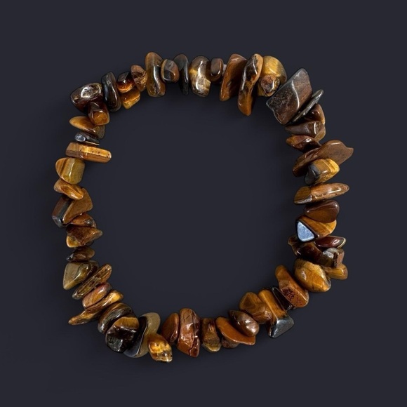 Tiger’s Eye Crystal Bead Bracelet - Picture 1 of 5